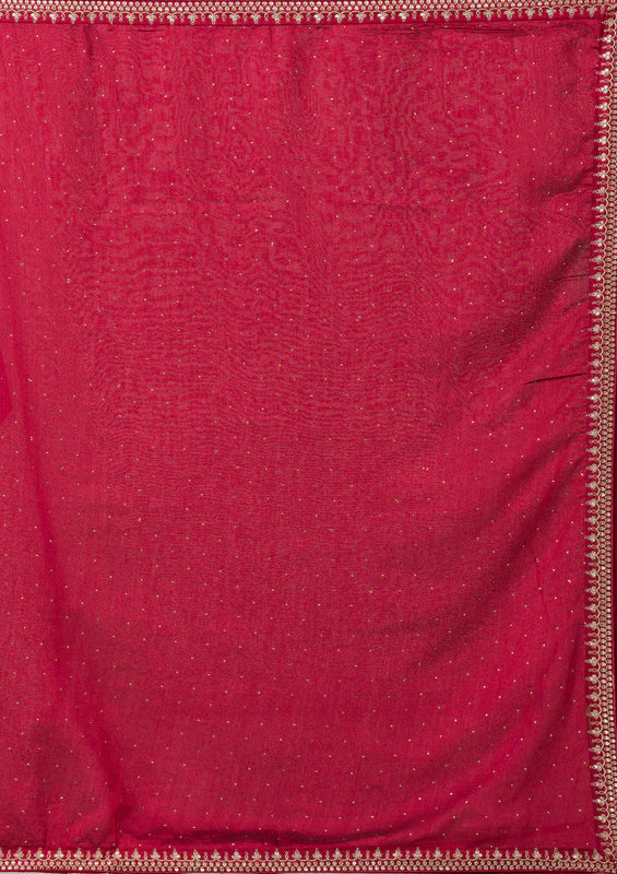 Maroon Soft Raw Silk Gold Zariwork Straight Kurta With Pant Regular And Dupatta