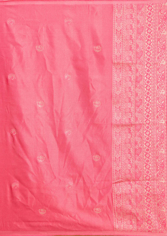 Beige Magenta Pink Brocade Plain Straight Kurta With Pant Regular And Dupatta