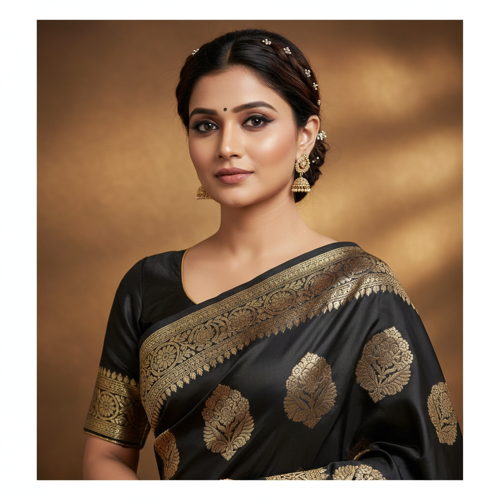 Kala Silk Saree - Detail View