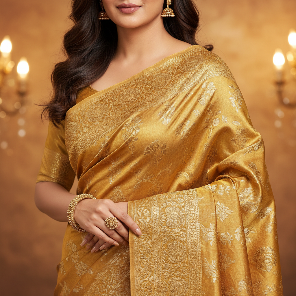 Sona Silk Saree - Detail View