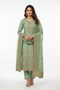Mint Green Salwar Suit - Front View
