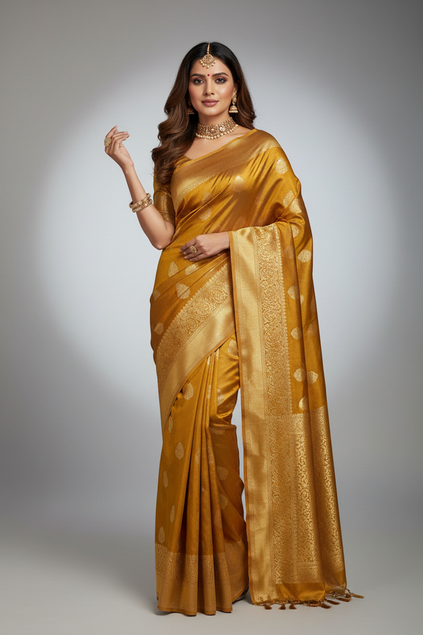 Sona Silk Saree - Front View