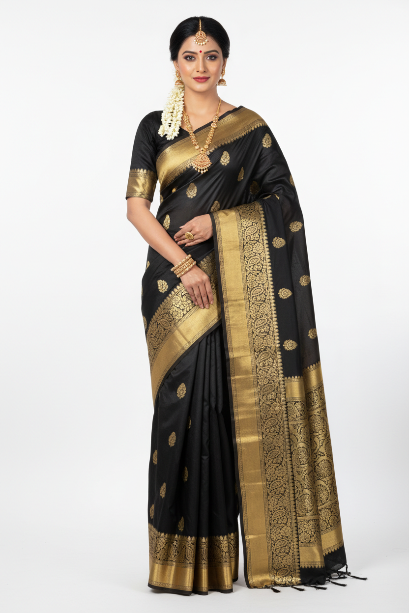 Kala Silk Saree - Front View