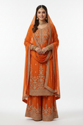 Orange Salwar Suit - Front View